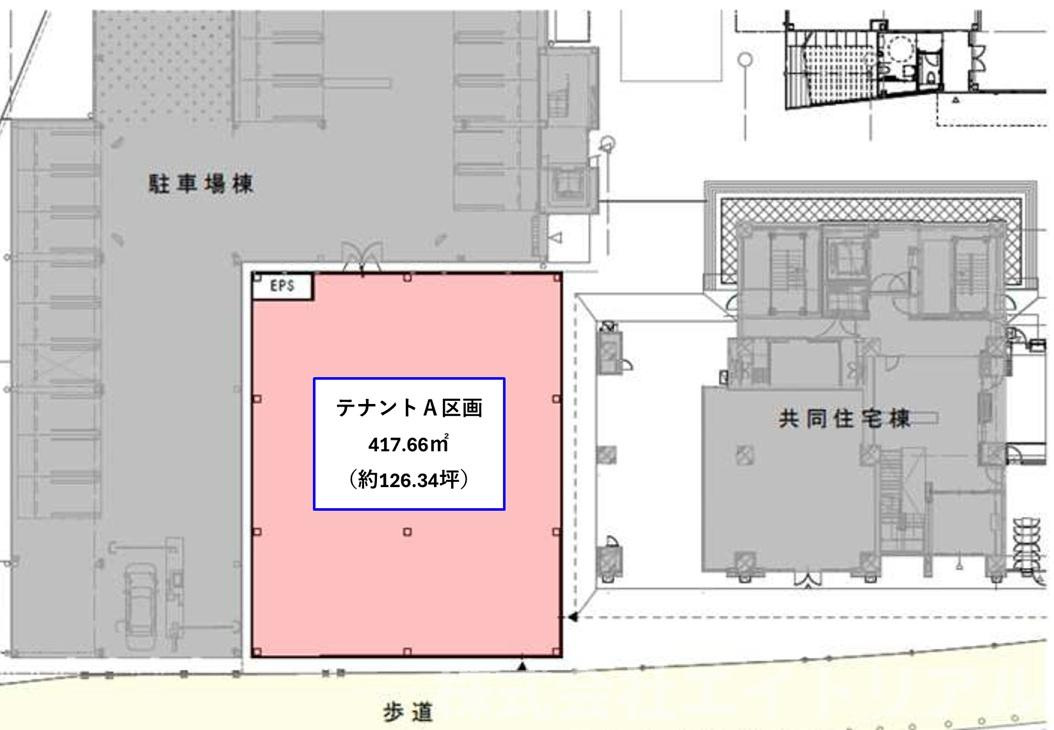 刈谷銀座AB地区　テナントAの間取り