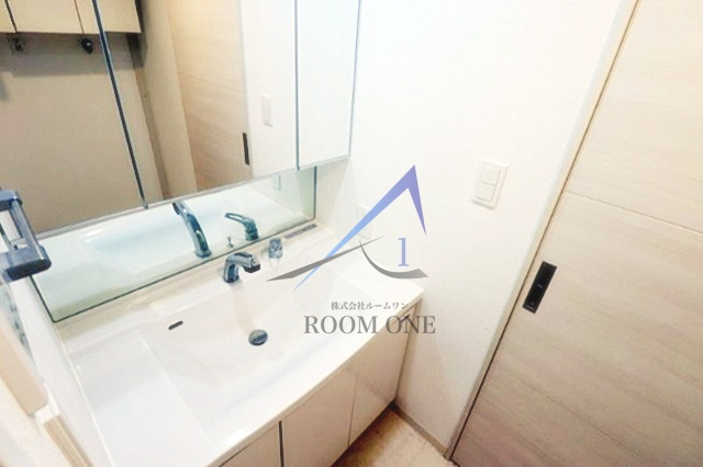 ジェノヴィア隅田川ウエストスカイガーデンの洗面所|洗面台です。