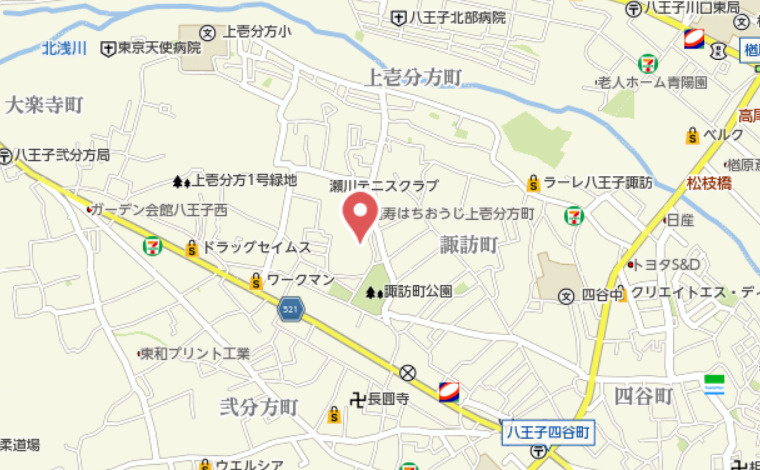 祝成約済み　八王子市　上壱分方町　売地の地図|～仲介手数料無料☆八王子ひなた不動産～八王子市上壱分方町　売地