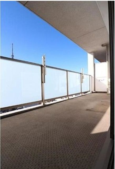 パークナード亀戸ロジュマンのバルコニー
