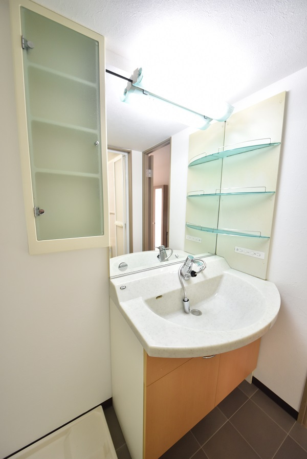 呉市中央３丁目の賃貸マンションの洗面所