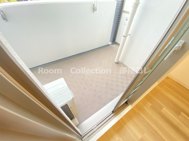 パルティール高畑のバルコニー