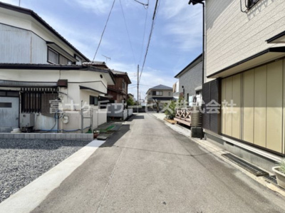 【前面道路含む現地写真】 | 富士宮市ひばりが丘 新築一戸建て | 前面道路含む現地写真です