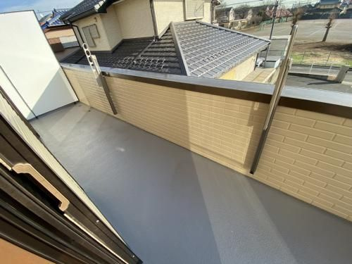久米川ハウスのバルコニー