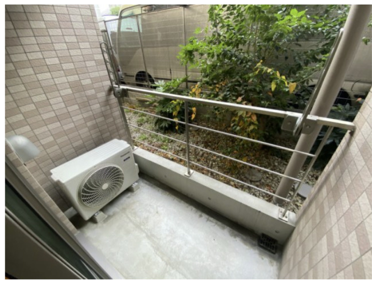 カサ・ド・アマリアのバルコニー