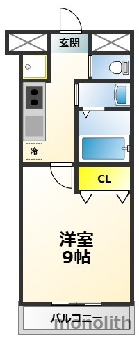 Feliz高石の間取り