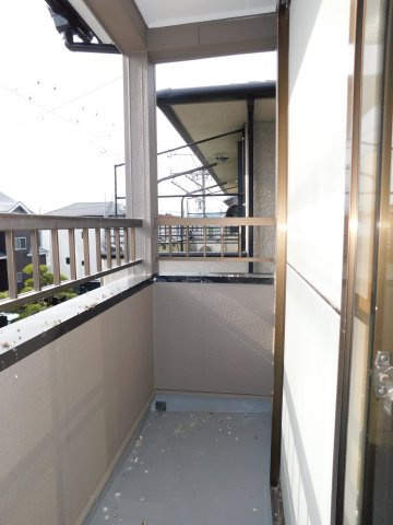 愛西市稲葉町米野の中古一戸建のバルコニー|◇ベランダ◇　　南面で陽当り良好♪