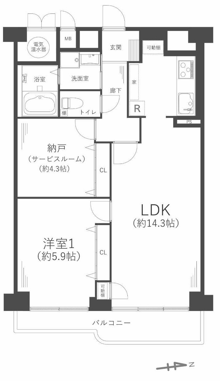 シャルム野中南公園