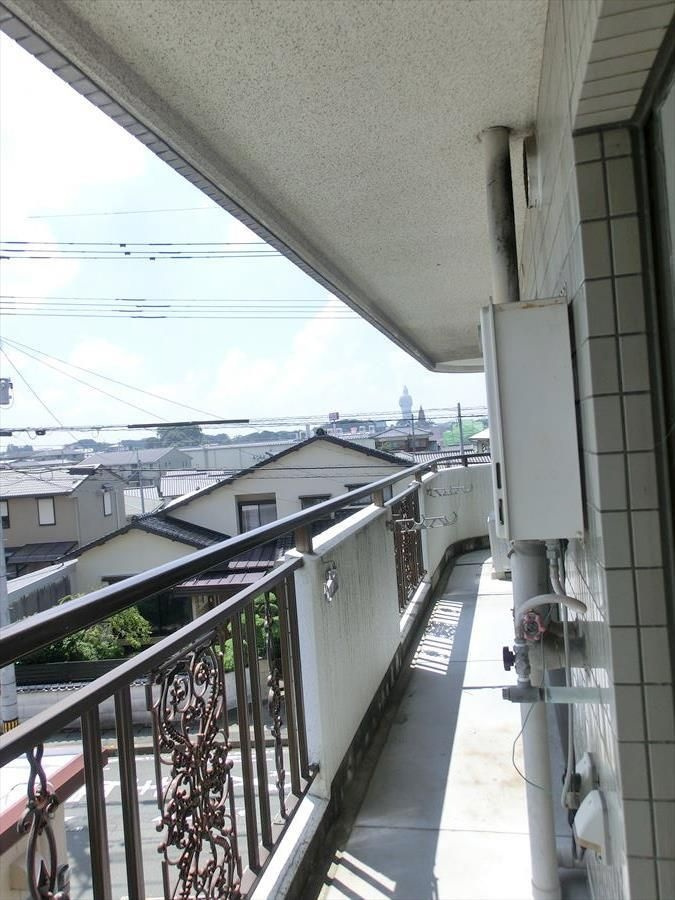 ロイヤルマンション国分のバルコニー