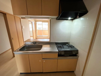 【キッチン】 | ラヴィアンローズＳ | ガスコンロ付き