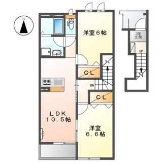 【間取り】 | ラヴィアンローズＳ