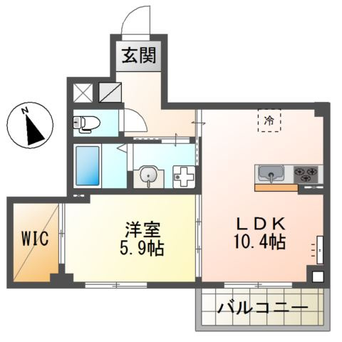 【間取り】 | (仮称)千葉市中央区２丁目新築店舗マンション