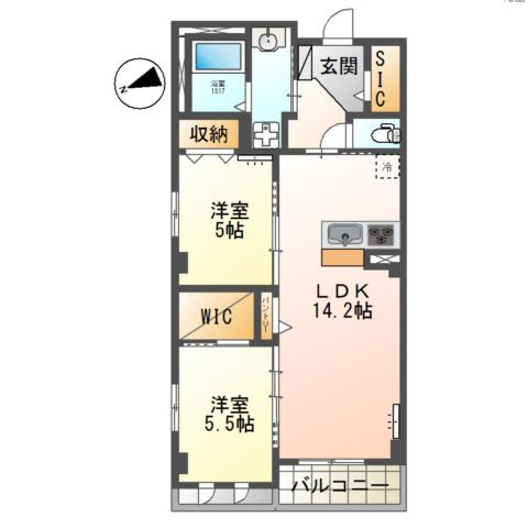 【間取り】 | (仮称)千葉市中央区２丁目新築店舗マンション
