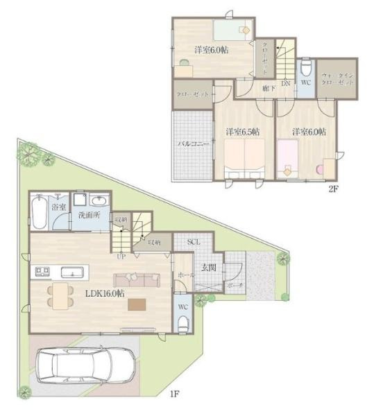柏原市国分東条町 ２号地 ／新築一戸建