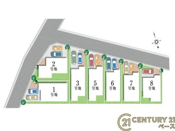 柏原市片山町 ６号地 ／新築一戸建の区画図|■こちらの物件は６号地です！■