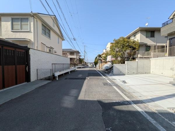 【前面道路含む現地写真】 | 垂水区塩屋北町4丁目　新築戸建　A号棟