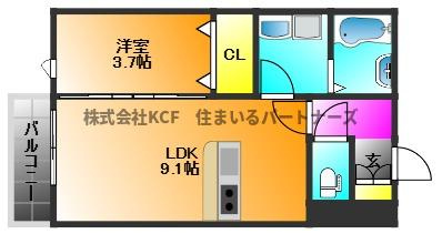 CS津福の間取り