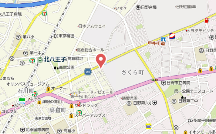 祝：成約済み　八王子市　高倉町　中古戸建の地図|～仲介手数料無料☆八王子ひなた不動産～八王子市高倉町　中古戸建