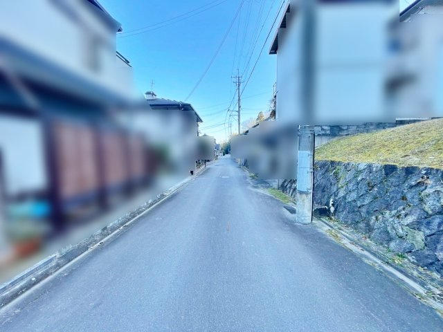 稗田野町柿花梶林の前面道路含む現地写真