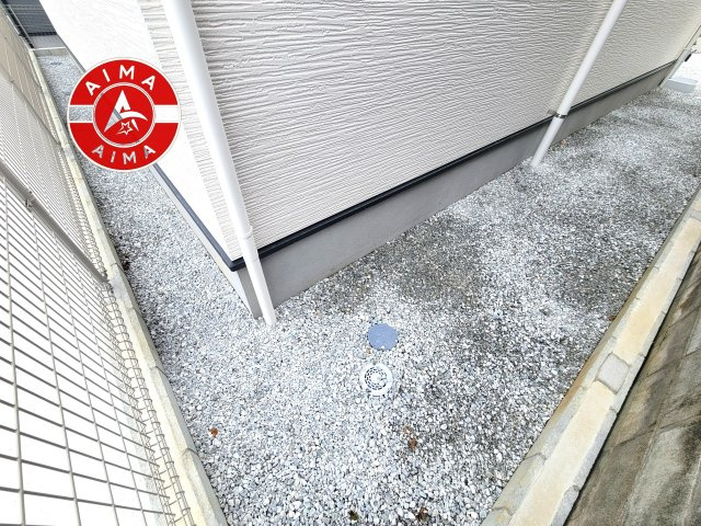糟屋郡志免町桜丘3丁目第6-2棟（1号棟）の庭|お庭で自由な時間を過ごせます。