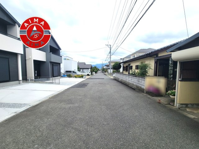 糟屋郡志免町桜丘3丁目第6-2棟（1号棟）の外観|前面道路含む現地の写真です。