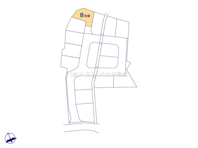 『八王子市新築戸建て』八王子市戸吹町1971【仲介手数料無料】の区画図|～仲介手数料無料☆八王子ひなた不動産～八王子戸吹町　新築戸建て