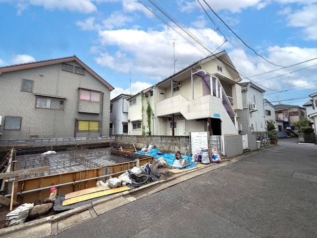 練馬区北町5丁目　新築戸建限定1棟の前面道路含む現地写真