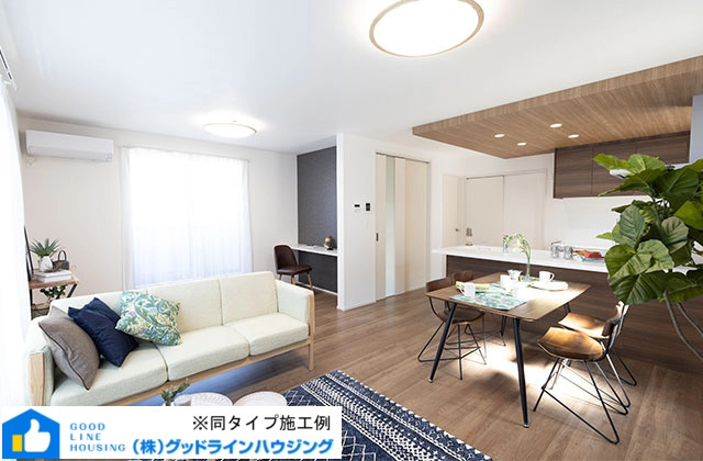 三木市末広1丁目　全3棟-1号棟の居間・リビング