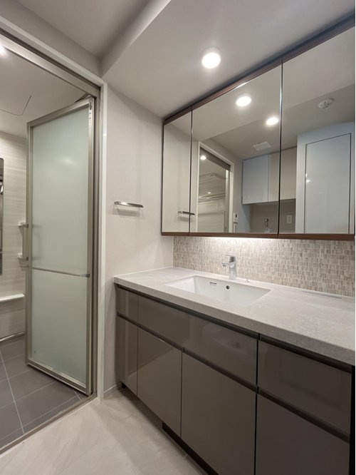 ディアナコート小石川播磨坂レジデンスの独立洗面台