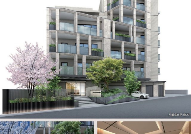 ディアナコート小石川播磨坂レジデンスの完成予想図