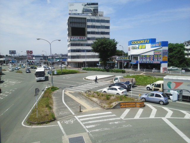 熊本市東区下南部１丁目のアパートの周辺|北バイパス入口まで650m