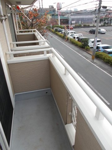 ボヌ－ルＭのバルコニー|落ち着いた時間を過ごせるバルコニーです