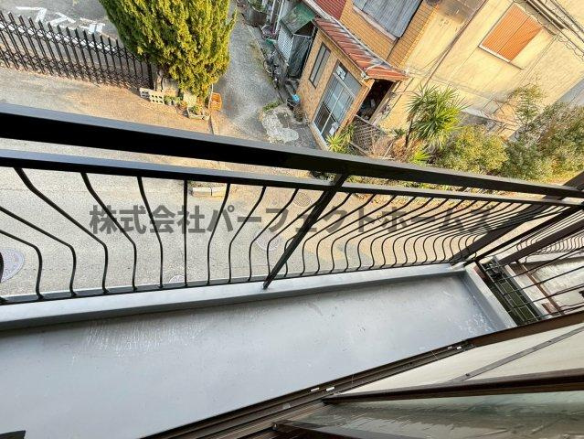 田口3丁目戸建　賃貸のバルコニー|陽当たり良好なバルコニーです