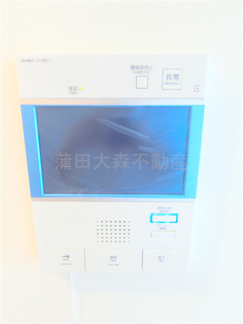 ドゥーエ蒲田南の設備|TVモニター付きインターホン