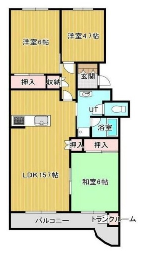 じょうてつ真駒内南町ドエルの間取り