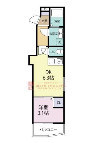 ユーズフォレシア西町【キャッシュバック対象物件】の間取り