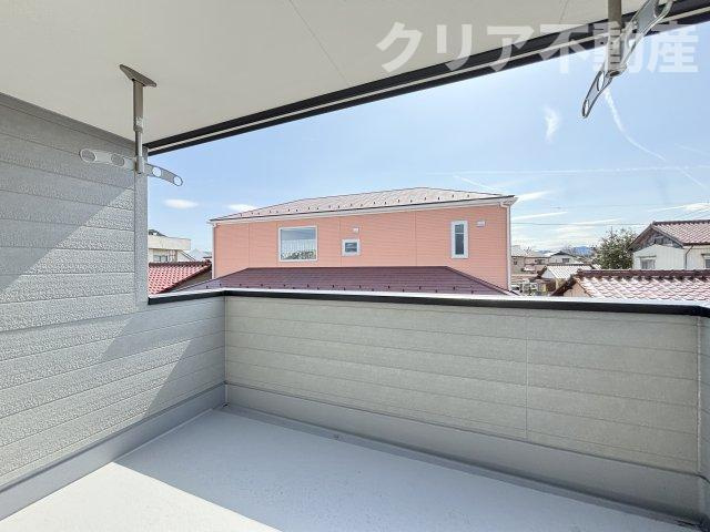 【バルコニー】 | 高崎市新町第24　新築1号棟　駐車4台可♪