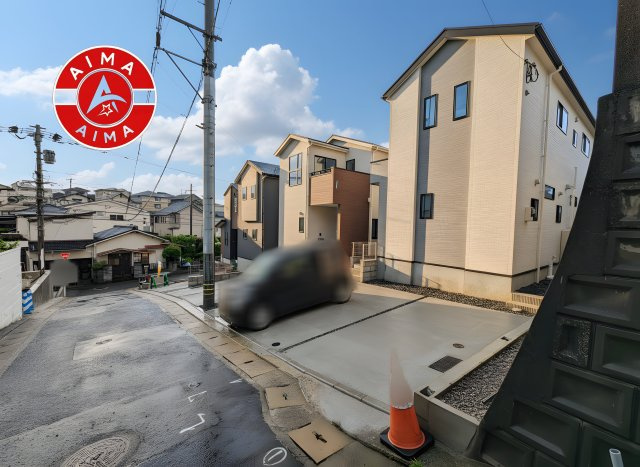 福岡市南区長住1丁目第2-4棟（1号棟）の前面道路含む現地写真|見学の時間などお気軽にお問い合わせ下さい。
