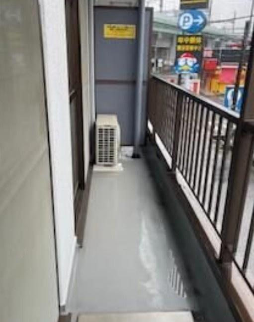 シャルム宮原のバルコニー