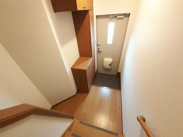 クレストール真美の玄関