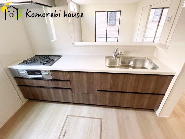 伊奈町小室　10期　新築一戸建て　グラファーレ　01のキッチン|キッチンです