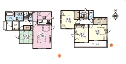 伊奈町小室　10期　新築一戸建て　グラファーレ　01の間取り|伊奈町小室　10期　新築一戸建て　グラファーレ　01、4LDK、土地面積120.57m2、建物面積98.12m2