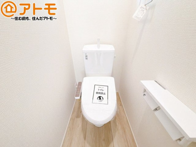 【トイレ】 | 焼津市下小田中町第1期　新築戸建　7号棟 | 毎日使うトイレだからこそ機能性を重視したいですよね！温水洗浄便座で快適な時間をお過ごしください♪