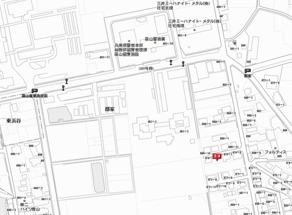 丹波篠山市郡家の売地