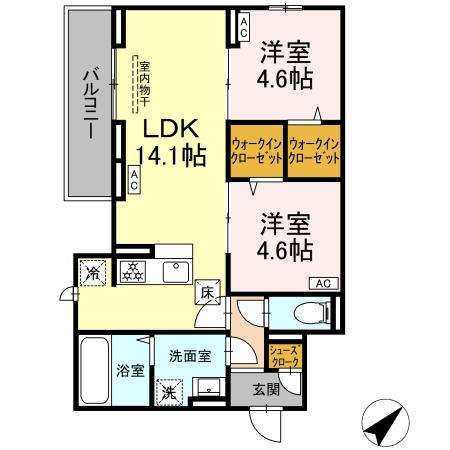 【間取り】 | CLASSEUM都賀