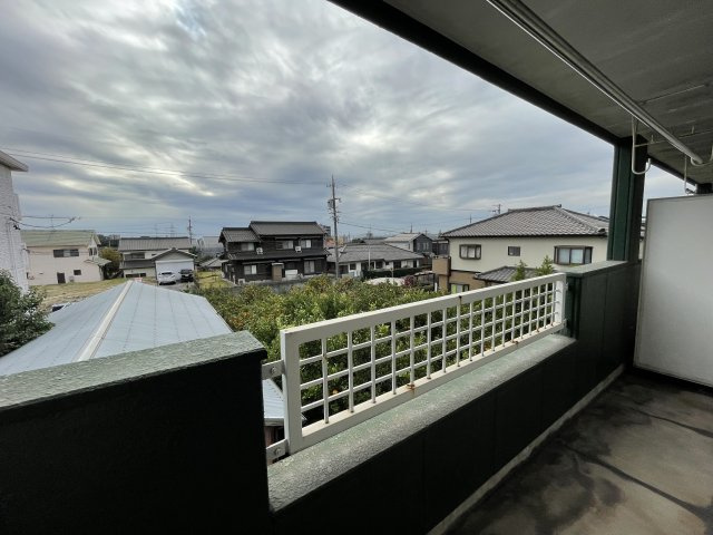 グリーンハイツのバルコニー