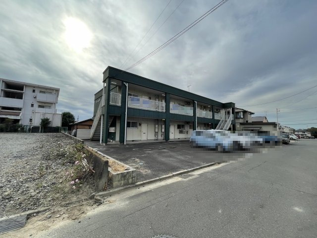 グリーンハイツの駐車場