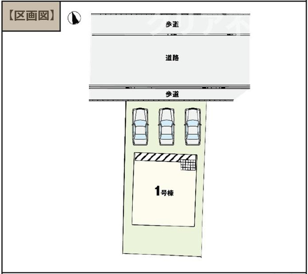 【区画図】 | 前橋市南町1期　1号棟