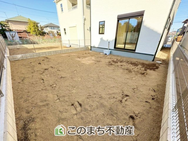 LiveleGarden.S第5下野小金井の庭|大きなお庭でご家族や友人を招いてＢＢＱもできますね！お子様の水遊びにもぴったりです☆
