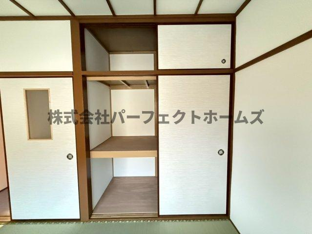 香里園山之手町テラスハウス　賃貸の収納|収納のためのスペースです